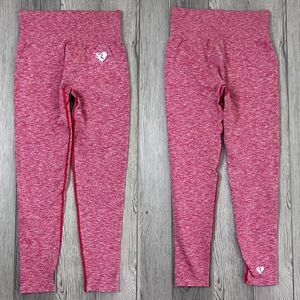 Women's Best Size XL Red Merl Move Seamless Activewear High Rise Pull On Legging